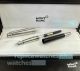 New 2023 Copy Meisterstuck Around the World in 80 Days Doue Fountain Pen Silver cap (5)_th.jpg